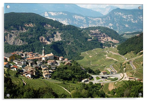 Trentino Alto Adige Acrylic by Michelle Stranges