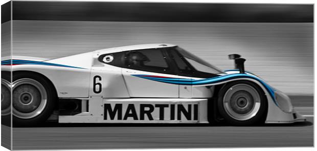 Martini Racing Canvas Print by Julian Bowdidge