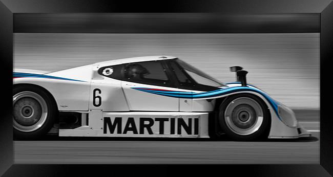 Martini Racing Framed Print by Julian Bowdidge