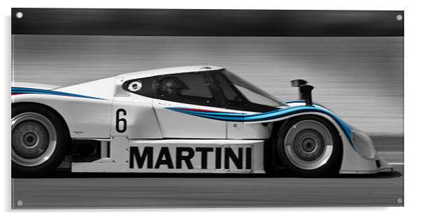 Martini Racing Acrylic by Julian Bowdidge