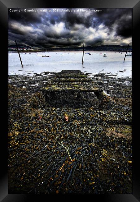 mind your step! Framed Print by meirion matthias