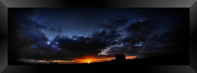 Winter Sky Framed Print by Nick Coleby