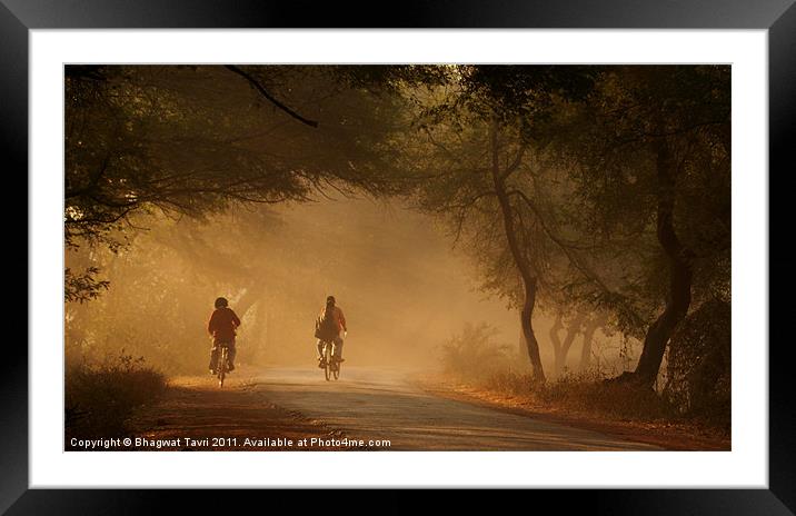 A Misty Effect Framed Mounted Print by Bhagwat Tavri