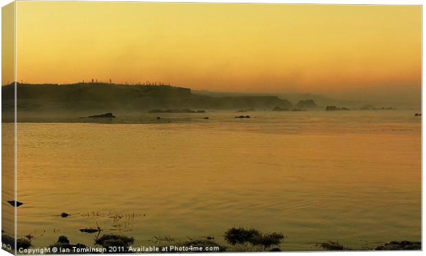 Sunrise on the bay Canvas Print by Ian Tomkinson