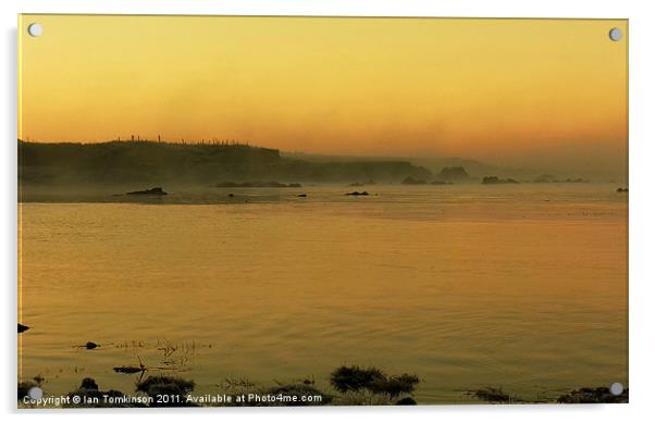 Sunrise on the bay Acrylic by Ian Tomkinson