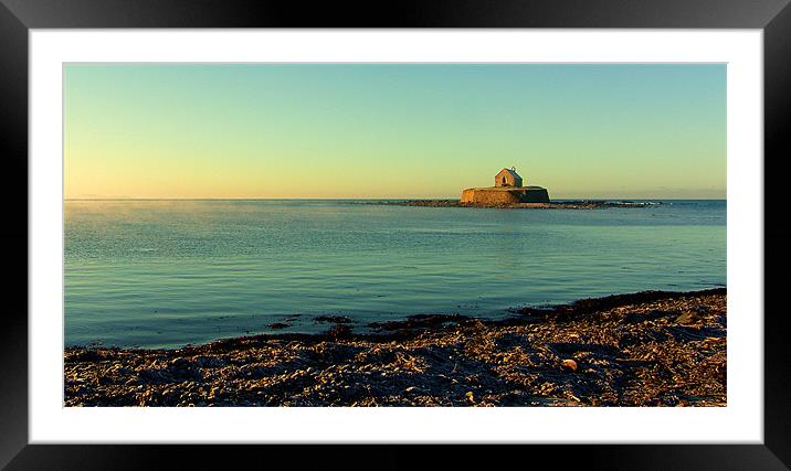 The Church in The Sea Framed Mounted Print by Ian Tomkinson
