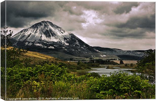 Errigal, Donegal, Ireland Canvas Print by Jane McIlroy