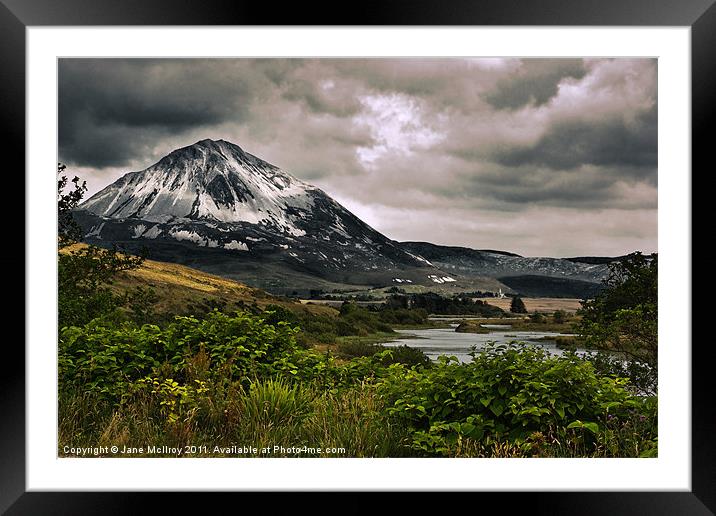 Errigal, Donegal, Ireland Framed Mounted Print by Jane McIlroy