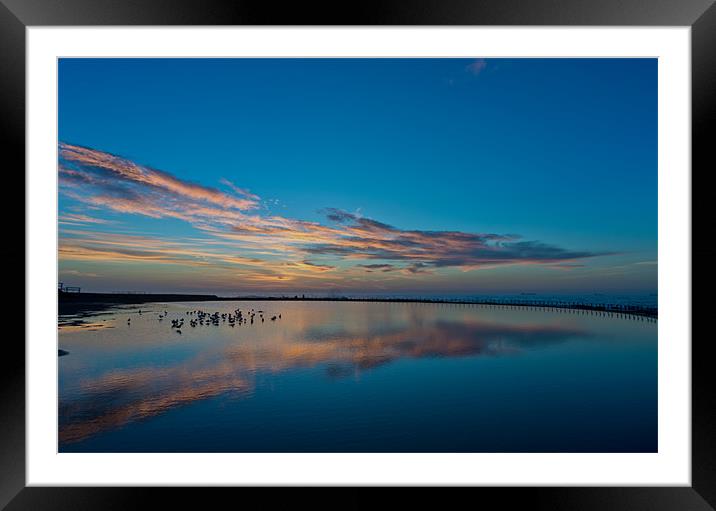 Sunrise over the Canoe Pool Framed Mounted Print by Sue Wotton