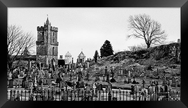 The Church of the Holy Rude Framed Print by Buster Brown