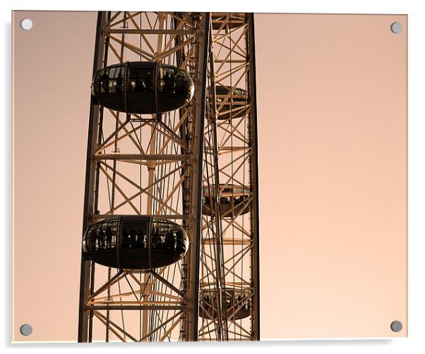 London Eye Acrylic by david harding