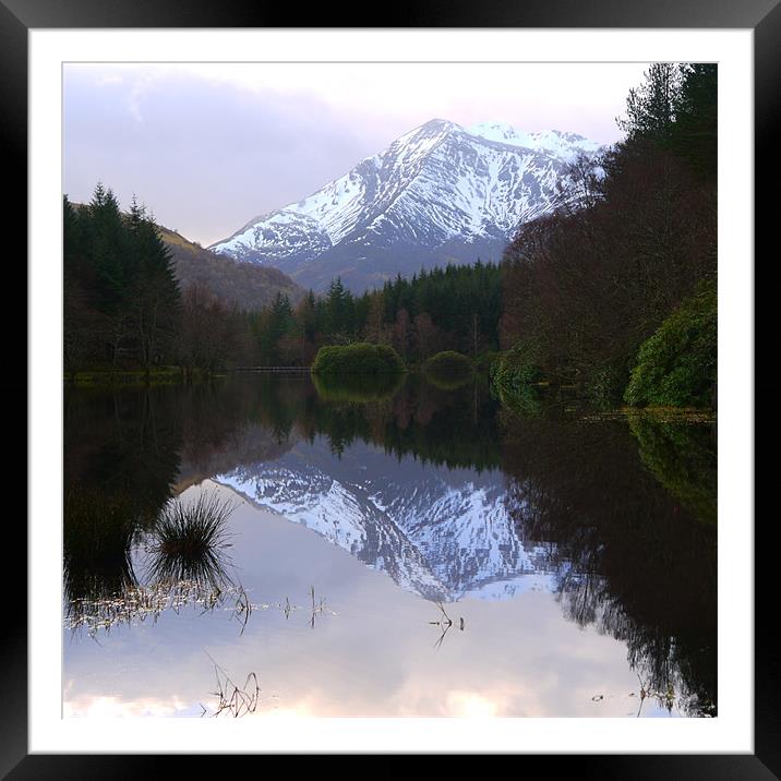 Beinn a' Bheithir Framed Mounted Print by Catherine Susans