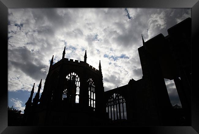 Coventry Cathedral Framed Print by david harding