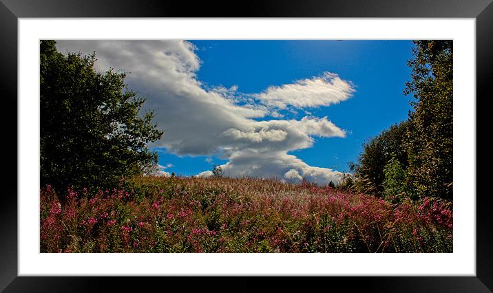 Skies over Stirlinghire Framed Mounted Print by Buster Brown
