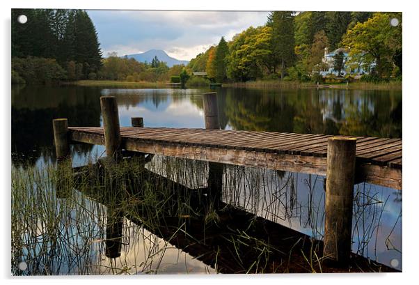 Loch Ard Acrylic by Grant Glendinning