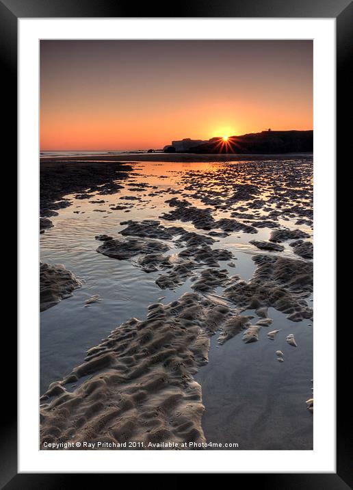 Sunrise At Trow Rocks Framed Mounted Print by Ray Pritchard