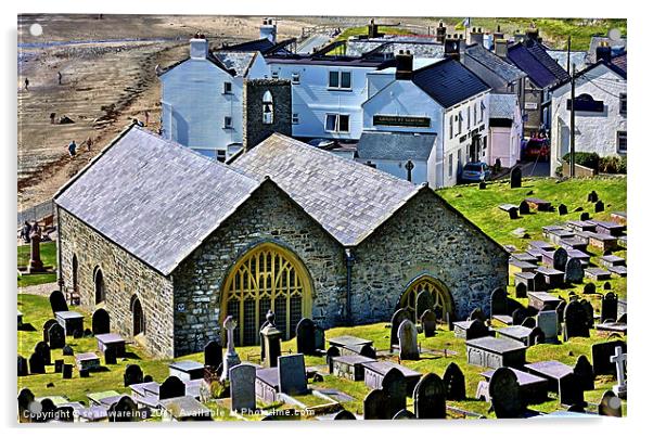 St Hywyn's Church Acrylic by Sean Wareing