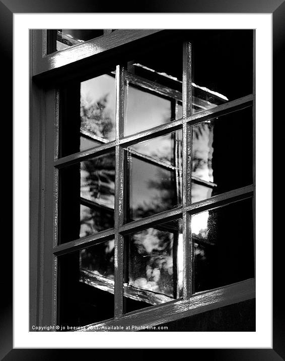 on reflection Framed Mounted Print by Jo Beerens