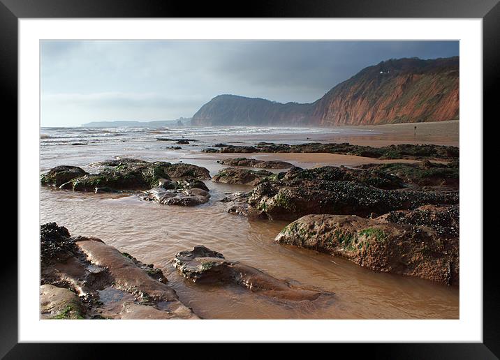Looking West from Sidmouth Framed Mounted Print by Phil Wareham