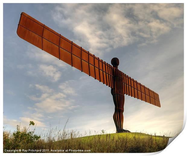 Angel Of The North Print by Ray Pritchard