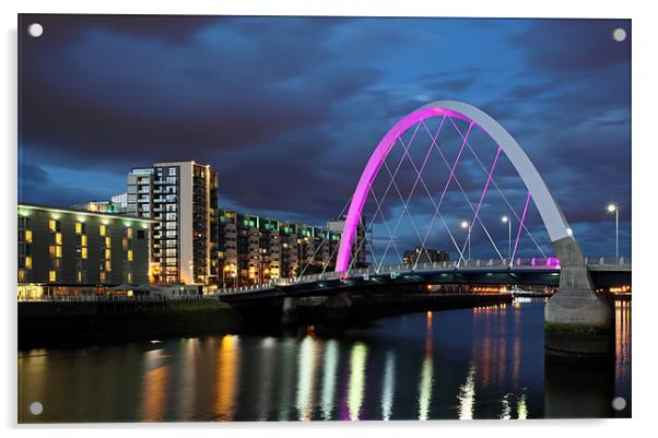 Glasgow Clyde Arc Acrylic by Grant Glendinning