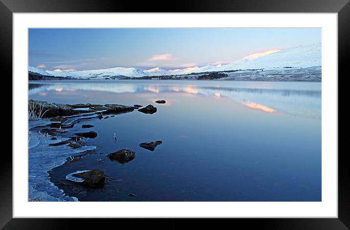 Loch Tulla Sunrise Framed Mounted Print by Grant Glendinning