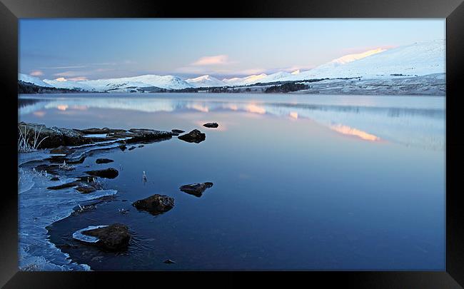 Loch Tulla Sunrise Framed Print by Grant Glendinning