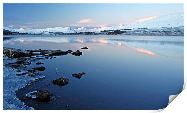 Loch Tulla Sunrise Print by Grant Glendinning