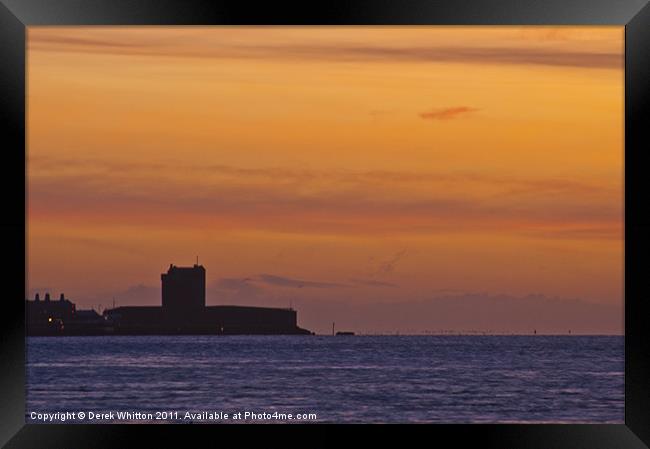 Broughty Ferry Castle Dundee Framed Print by Derek Whitton