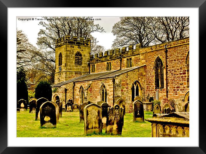 St Phillips Church Framed Mounted Print by Trevor Kersley RIP