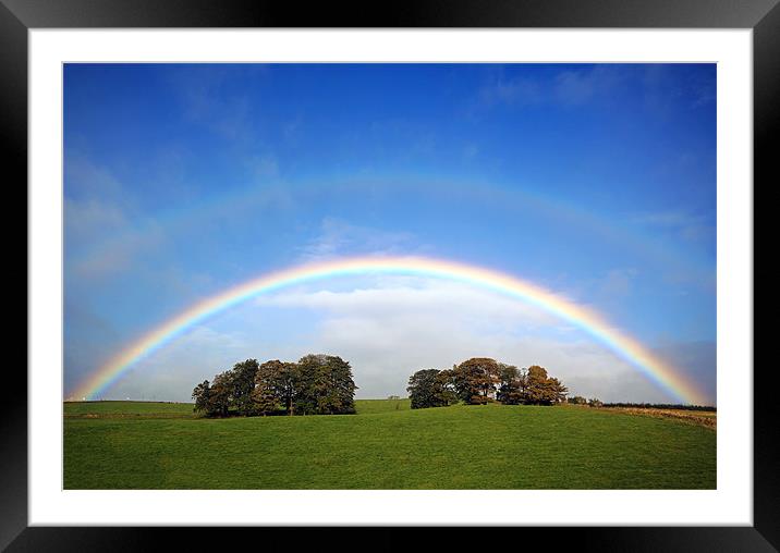 Rainbow Framed Mounted Print by Grant Glendinning