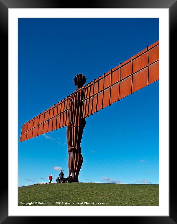 Majestic Angel Framed Mounted Print by Colin Chipp