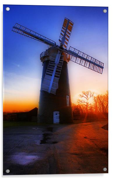 Pakenham Windmill Acrylic by Darren Burroughs