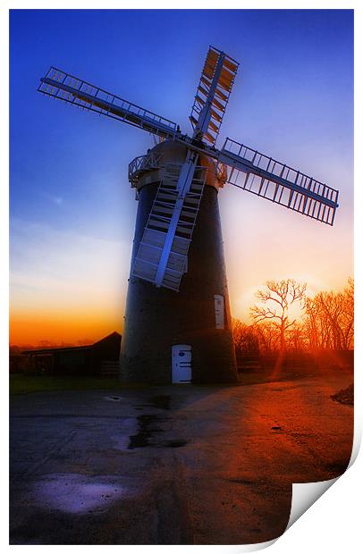 Pakenham Windmill Print by Darren Burroughs