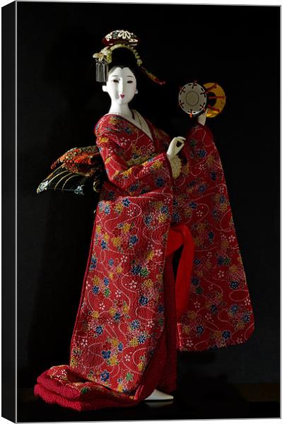 Japanese Doll Canvas Print by Kevin Tate