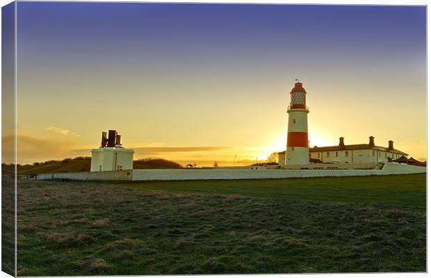Souter Lighthouse Canvas Print by Kevin Tate