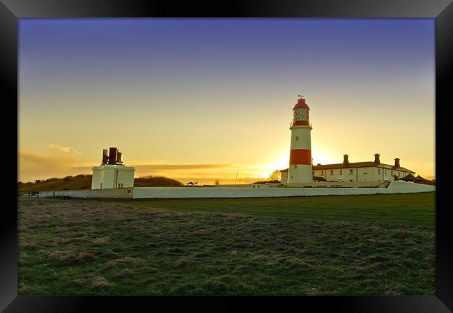 Souter Lighthouse Framed Print by Kevin Tate