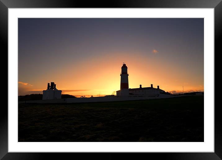 souter sunset Framed Mounted Print by Northeast Images
