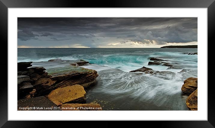 Mahons' Swirls Framed Mounted Print by Mark Lucey