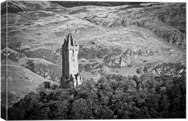 The Wallace Monument Canvas Print by Buster Brown