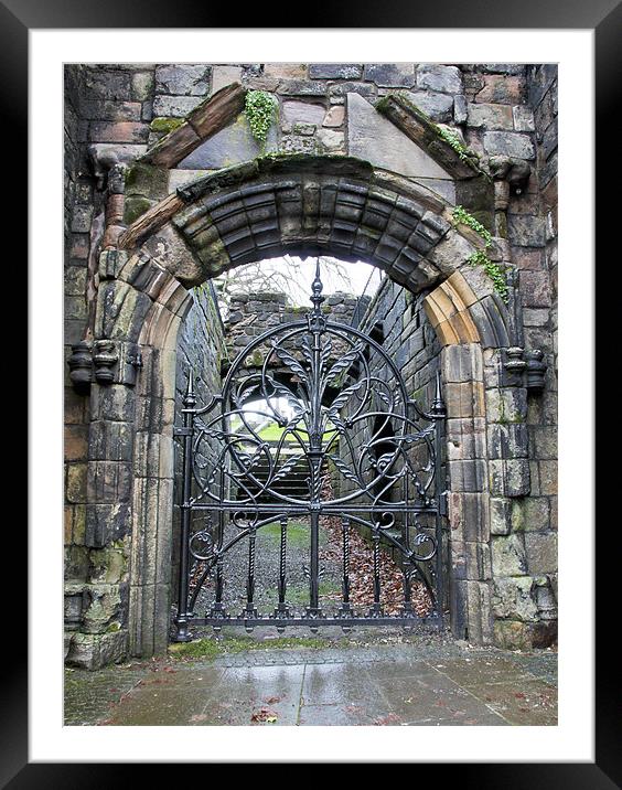 Mar's Wark Main Gate Framed Mounted Print by Buster Brown