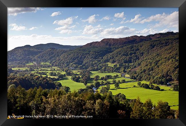 Maentwrog, in the Vale of Ffestiniog Framed Print by Helen McAteer