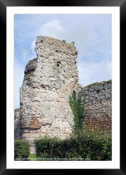 pevensey ruins Framed Mounted Print by Elouera Photography