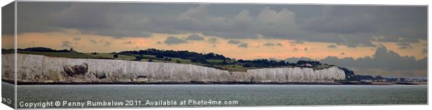 white cliffs of dover at sunrise Canvas Print by Elouera Photography