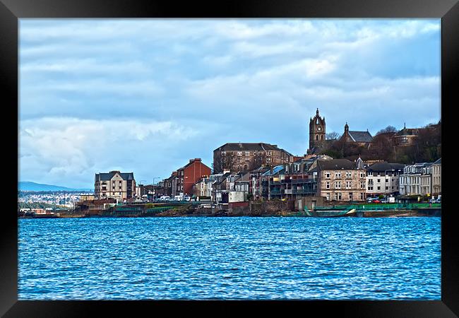 Gourock Town Framed Print by Grant Paterson