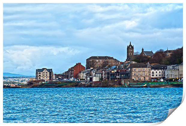 Gourock Town Print by Grant Paterson