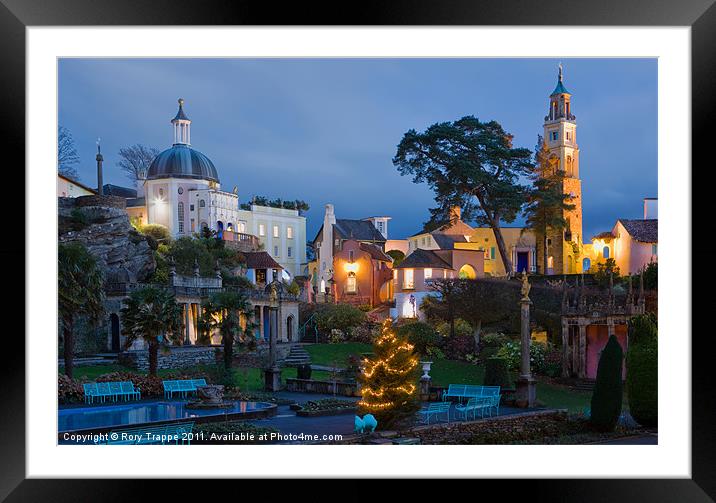 Portmeirion village Framed Mounted Print by Rory Trappe
