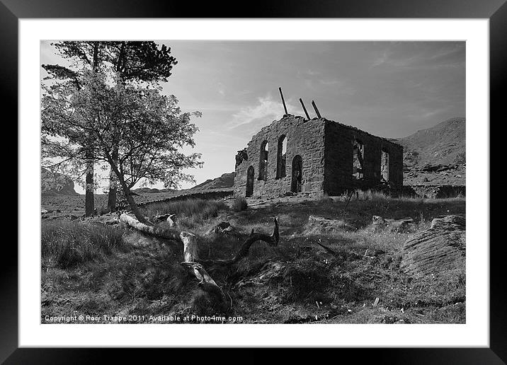 Cwmorthin chapel remains Framed Mounted Print by Rory Trappe