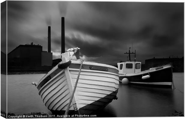 Integritty at Cockenzie Harbour Canvas Print by Keith Thorburn EFIAP/b