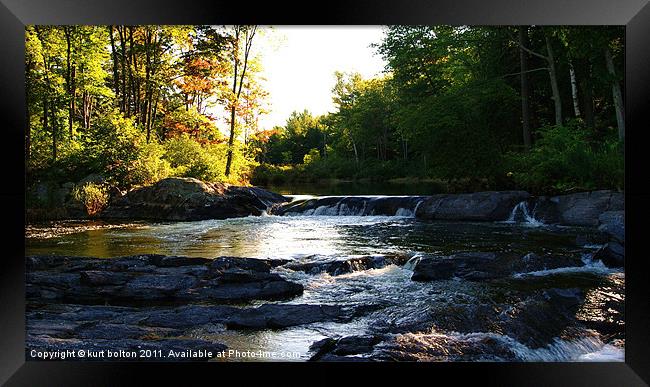 Secret Spot Framed Print by kurt bolton